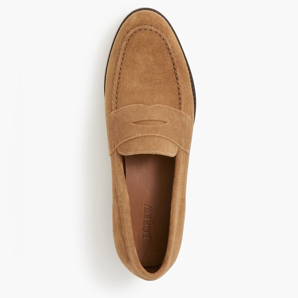 J. CREW FACTORY Suede dress loafers in Tostado Brown Size 8 1/2 NWOB $198
CH405 - Picture 2 of 10